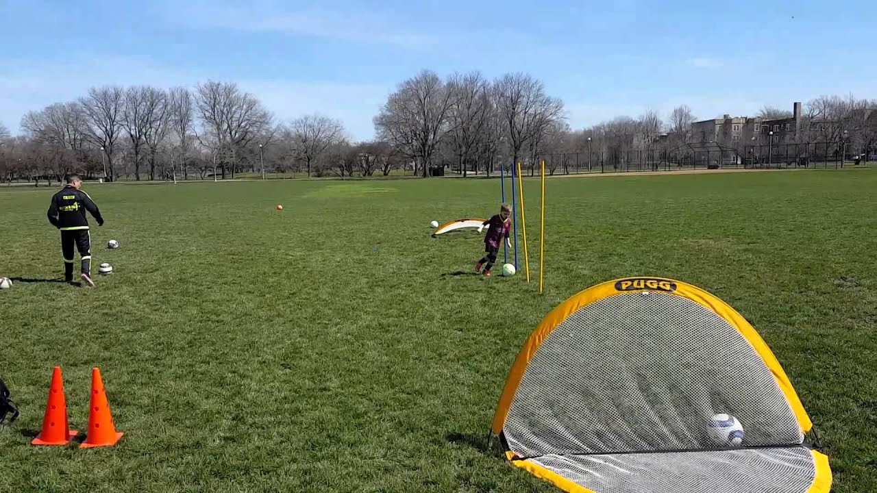 Iproskills Academy training!! 7 years old Miles showing some dribbling skills !!! Www.iproskills.com