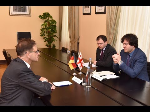 ირაკლი კობახიძის შეხვედრა  გერმანიის ელჩთან
