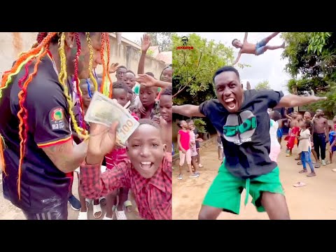 6Ix9Ine Goes To Africa x Give All The Children In Uganda 100 Bills, What Happens Next Is Amazing!