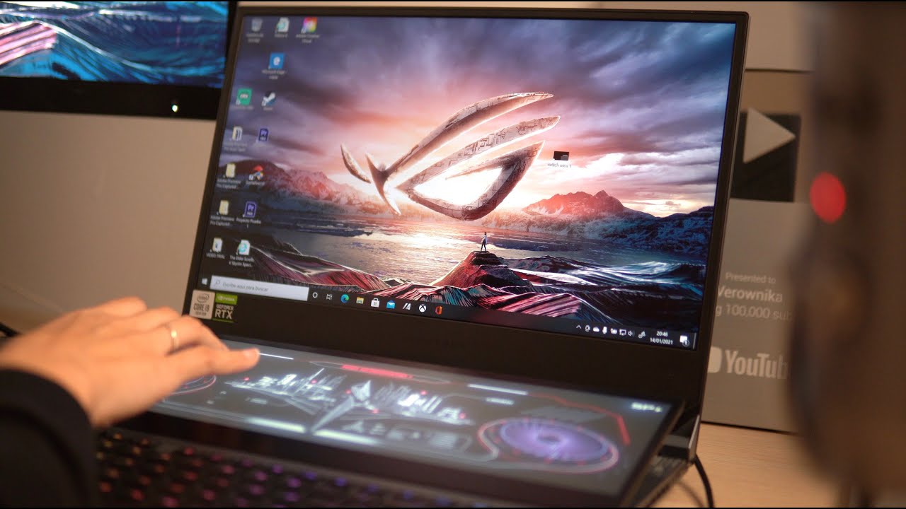 ASUS ROG Zephyrus duo 15 GX550, REVIEW en Español🚀 ¡Imprescindible en mi  SETUP 2021! 