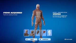 HOW TO GET STRANGER THINGS VECNA SKIN IN FORTNITE!