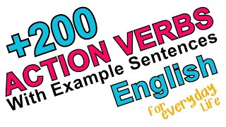 🗺️ +200 English Action Verbs 📌 #example #english #facts #vocabulary #listeningMain #action