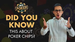 Did you know this about poker chips? | MPL Poker | @yourpokerguy screenshot 1