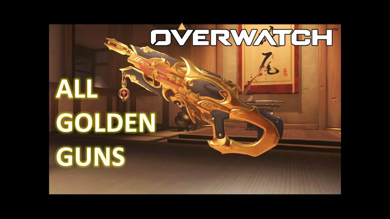 Overwatch | ALL GOLDEN WEAPONS + Skin Specific Weapons ...