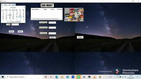 PROGRAM KASIR TUGAS UAS PRAKTIKUM ( SERTA TUBES ) MATA KULIAH PEMROGRAMAN VISUAL