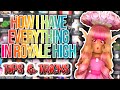 HOW TO GET *EVERY SINGLE ITEM* IN ROYALE HIGH! Royale High Hacks & Tricks