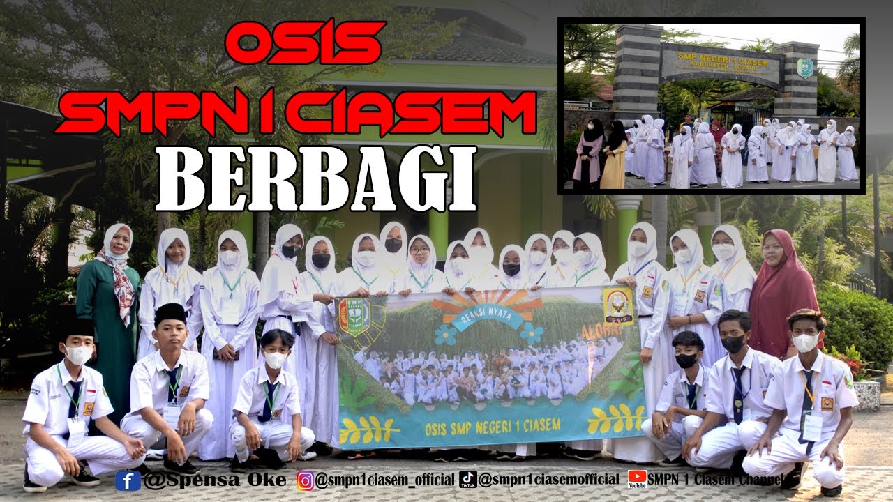OSIS SMPN 1 CIASEM BAGI BAGI TAJIL RAMADHAN 2022 / 1443