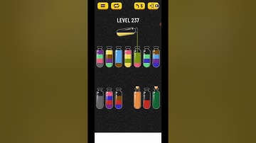 Soda Sort Water Color Puzzle Level 237 Gameplay