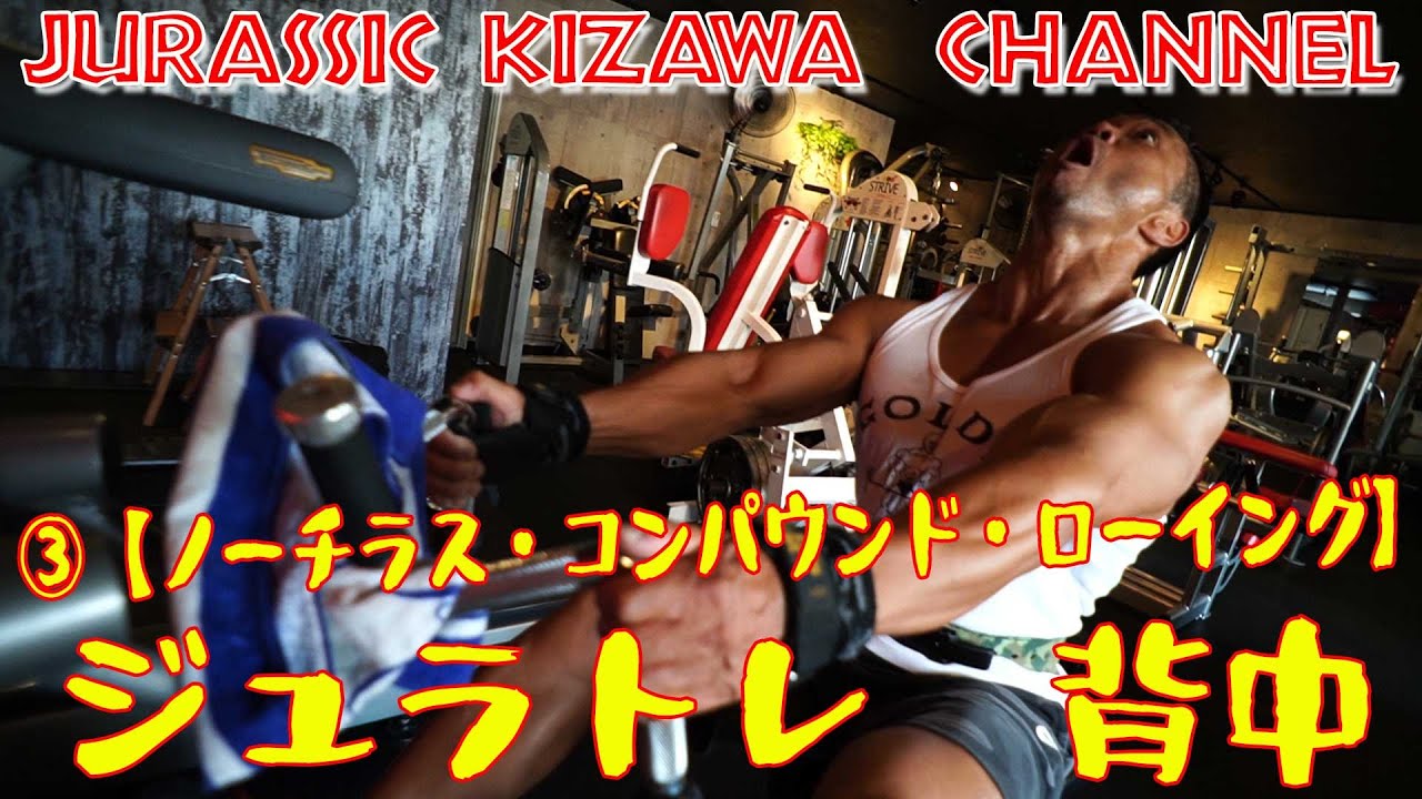 ノーチラス　コンパウンドロウ Rowing power-up exercises! Nautilus Compound Rowing [Juratre