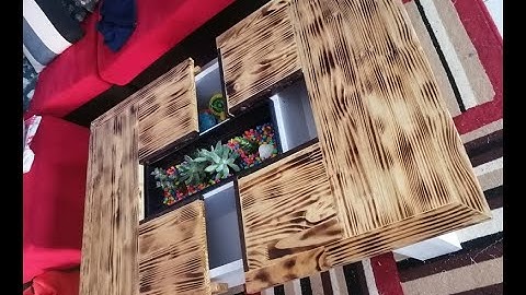 DIY Coffee Table with hidden storage