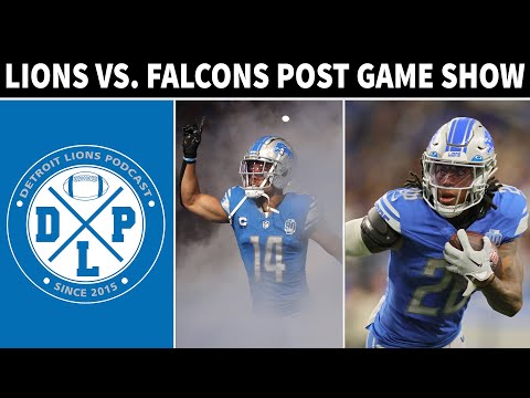 Atlanta Falcons Post Game Show | Detroit Lions Podcast Reacts