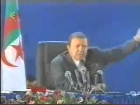 Algerie Premier Discours de Abdelaziz Bouteflika en Kabylie