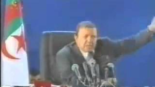 Algerie Premier Discours de Abdelaziz Bouteflika en Kabylie