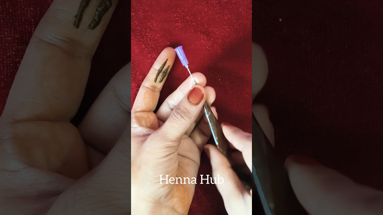 How to make Mehndi tip ❓