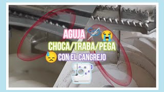 #MINISEWINGMACHINE 🪡 AGUJA CHOCA/ATORA CON EL CANGREJO