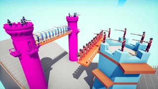 Pirate Tower Vs Tall Tower - Tournament | Totally Accurate Battle Simulator TABS