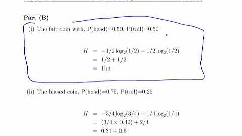 Measures of Entropy  - Hartleys
