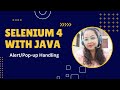 Alert Handling In Selenium WebDriver