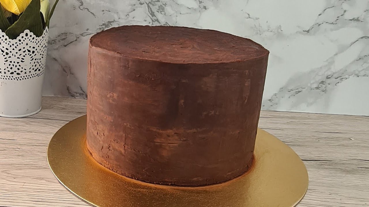 Recette de ganache de couverture pour cake design/comment conserver un gâteau /طريقة استعمال  الجناش
