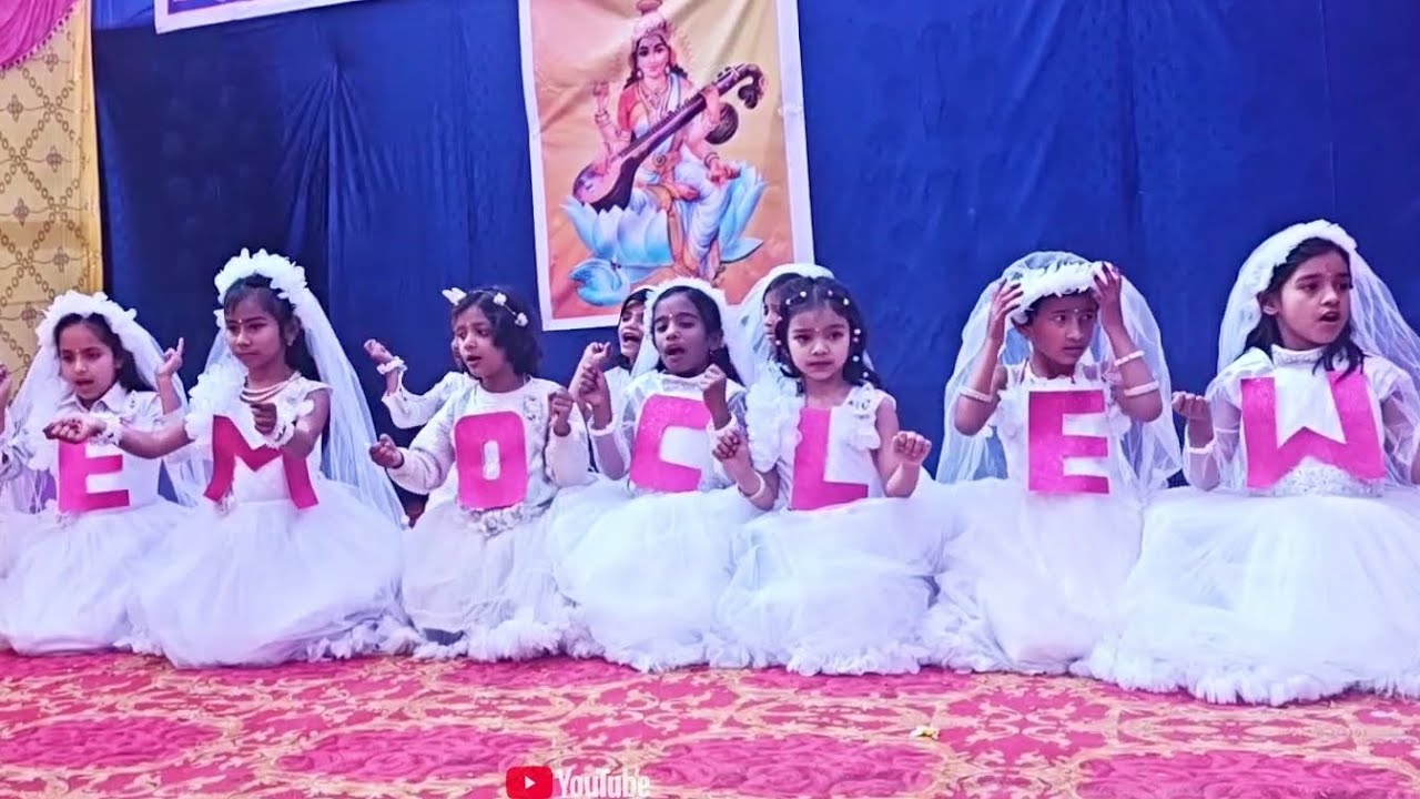 Welcome song.. 🎶 | Cute Childs Performance | Drishti Gurukul Sugauli |
