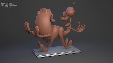 Ren And Stimpy 3D TurnTable