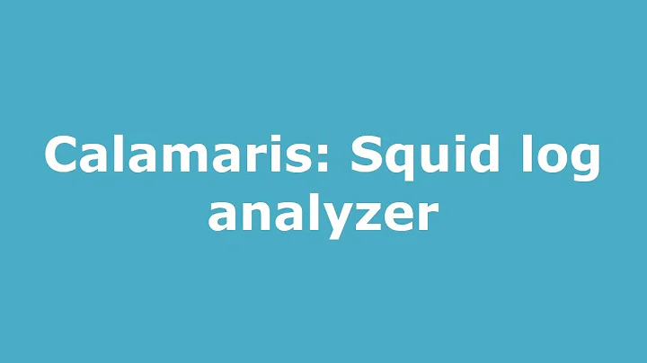 Calamaris: Squid log analyzer