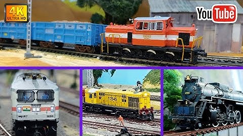 Indian Railways Model Train Run Compilation Part-8 | HO Scale Model Train | WAP-7 Model | train