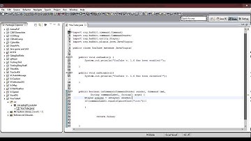 Bukkit Plugin Coding Tutorials Ep. 1 The Basics!