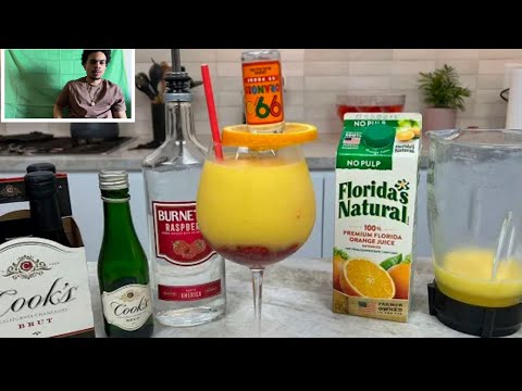 Raspberry Mimosa Slush Drink 🍹 (REACTION)