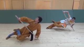 Шаолинь Кунг Фу. Упражнения с палкой в Школе Мастер Шаолинь