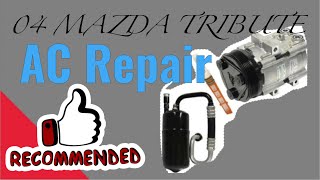 04 Mazda Tribute AC Repair #car #diy #mechanic #mazda #automobile 2002 Mazda Tribute Ac Compressor