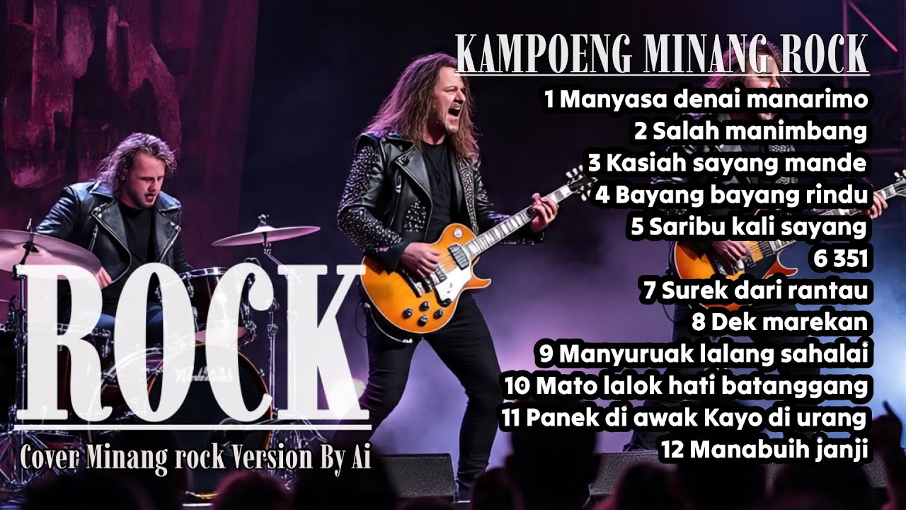 FULL LAGU MINANG SANTAI - Cover Rock Version By Ai 