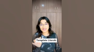 Day 7/30 Template literals in JavaScript #javascripttutorial #javascript