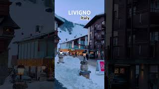 LIVIGNO Italy 🇮🇹 Evening lights, January 2024 #tourism #travel #livigno