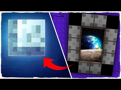 HOW TO MAKE A PORTAL TO THE MOON - MINECRAFT