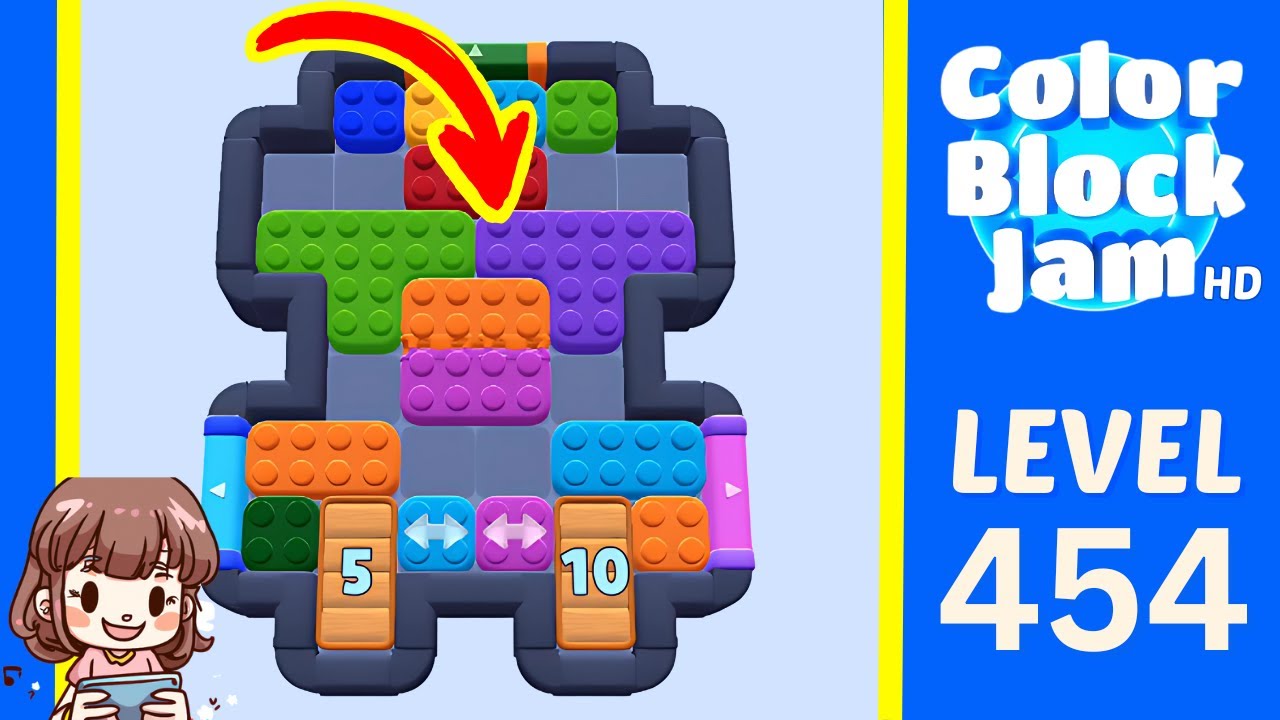 Color Block Jam Level 454 Solution Walkthrough - YouTube