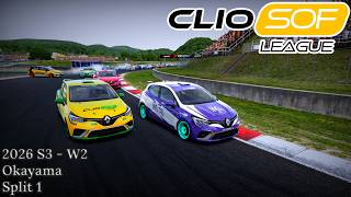 Clio Cup SoF League | S3 2026 - Week 2 | Okayama | Split 1