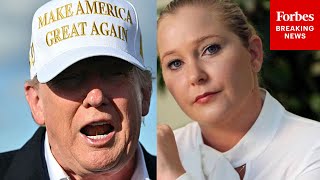 JUST IN: Trump Shares His Reaction To Jeffrey Epstein Accuser Virginia Giuffre's Suicide