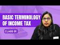Income Tax Laws Class 1 | Basic Terminology of Income Tax | Easy Explanation in Hindi | Sharpup