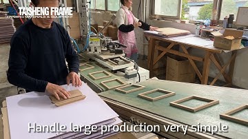 canvas stretcher bars joint machine underpinner How to Make Professional Quality Picture Frames