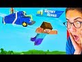 Reacting To MINECRAFT MEETS FORTNITE BATTLE ROYALE ANIMATION!