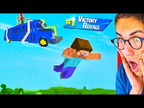 reacting-to-minecraft-meets-fortnite-battle-royale-animation!