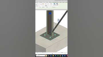 #revit - Bracing Tube Connection to Steel Column #tutorial #architecture #fyp #structure #connection
