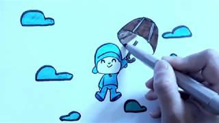 Pocoyo-Pocoyo&Umbrella