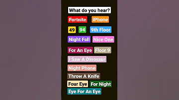 Insane Sound Illusion With At Least 15 Interpretations Fortnite IPhone Shorts Fyp Viral Fypシ 