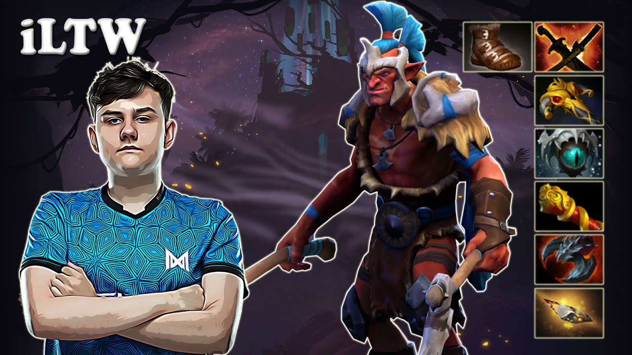 iLTW - Troll Warlord Safelane | Dota 2 7.29d Gameplay