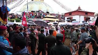 Balen Shah At Ropari Jatra Boudha