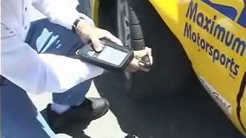 Taking Tire Temperatures with Paul VanValkenburgh
