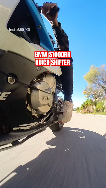 Bmw s 1000 RR SUPERBIKE quick shifter how to use up shift with no clutch #howto  #shorts