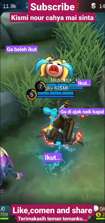 nana engga di ajak yi sun shin naik kapal bareng #mobilelegends #shorts lucu #500subs